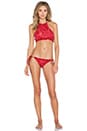 view 4 of 4 x REVOLVE Primrose Bikini Bottom in Red Lace