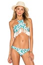 view 1 of 4 x REVOLVE x A Bikini A Day Cleo Top in Turquoise Floral