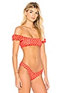 view 2 of 4 TOP BIKINI EMILY in Red