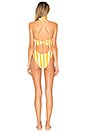 view 3 of 3 MAILLOT DE BAIN 1 PIÈCE CANNES in Yellow Stripe