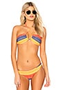 view 1 of 4 Abby Bikini Top in Multi Stripe