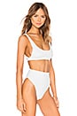 view 2 of 4 Peyton Top in White Rib