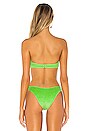 view 3 of 4 Terry Bikini Top in Green