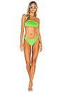 view 4 of 4 Terry Bikini Top in Green