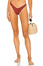 view 1 of 4 X REVOLVE Island Bikini Bottom in Red Leopard