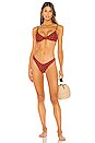 view 4 of 4 X REVOLVE Island Bikini Bottom in Red Leopard
