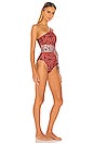 view 2 of 4 Rae One Piece in Baby Pink & Love Red