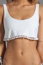view 3 of 3 // STONE_COLD_FOX Kiss Top in White