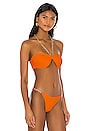 view 2 of 4 HAUT DE MAILLOT DE BAIN JENNIE in Orange