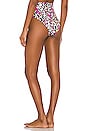 view 3 of 4 Emma Bikini Bottom in Multi Leopard
