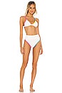 view 4 of 5 HIGHWAY 비키니 하의 in White Multi