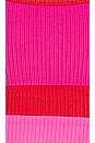 view 5 of 5 EVA 비키니 탑 in Fuchsia Red & Neon Pink