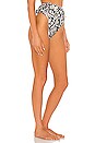 view 2 of 4 Daisy Bikini Bottom in Black & Cream Animal