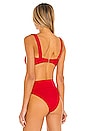 view 3 of 5 Sophia Bikini Top in Red