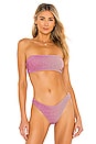 view 1 of 5 Kelsey Bikini Top in Pink Shine Ombre