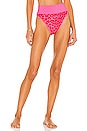 view 1 of 5 Emmy Bikini Bottom in Famous High Risk Red Leopard