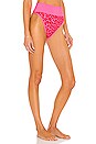 view 2 of 5 Emmy Bikini Bottom in Famous High Risk Red Leopard