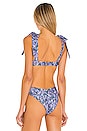 view 3 of 4 Blair Bikini Top in Black Floral