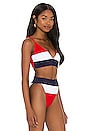 view 2 of 5 TOP BIKINI RIZA in Red, White & Blue