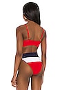view 3 of 5 TOP BIKINI RIZA in Red, White & Blue