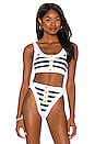 view 1 of 4 Isle Bikini Top in Nautical Stripe