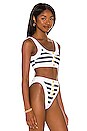 view 2 of 4 Isle Bikini Top in Nautical Stripe