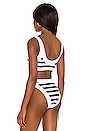 view 3 of 4 Isle Bikini Top in Nautical Stripe