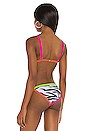 view 3 of 4 Mika Bikini Top in Zebra Multi