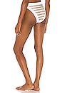 view 3 of 4 X REVOLVE Marnie Bikini Bottom in Taupe & White Stripe