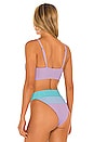 view 3 of 4 TOP BIKINI RIZA in Pastel Color Block