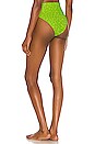 view 3 of 4 Highway Bikini Bottom in Lemon Lime Leopard