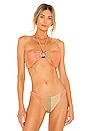 view 1 of 5 Yasmin Bikini Top in Paradise Stripe