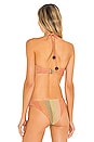 view 4 of 5 Yasmin Bikini Top in Paradise Stripe