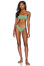 view 4 of 5 Kelsey Bikini Top in Emerald