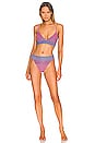 view 4 of 5 X REVOLVE Riza Bikini Top in Gemstone Colorblock