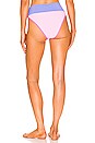 view 3 of 4 Emmy Bikini Bottom in Pink & Periwinkle Colorblock