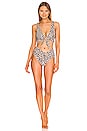 view 4 of 4 Dallas Bikini Top in Taupe Core Leopard