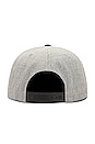 view 2 of 2 Alpha Square Mp Snapback Hat in Heather Grey