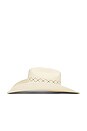 view 4 of 4 Laredo Panama Straw Cowboy Hat in Catalina Sand