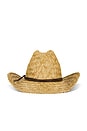 view 2 of 2 Houston II Straw Cowboy Hat in Tan