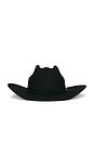 view 1 of 3 Prescott Brick Top Cowboy Hat in Black