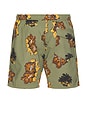 view 2 of 5 Everyday Stretch Hybrid Swim Short in Olive Surplus Floral