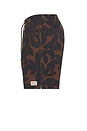 view 3 of 5 Everyday Stretch Hybrid Swim Short in Pinecone Brown Floral