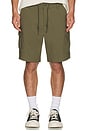 view 4 of 5 Shyft Stretch Cargo Short in Ivy Green