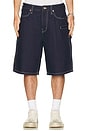 view 6 of 7 Builders Carpenter Baggy Short in Rinse Denim