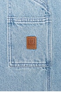 view 6 of 6 Builders Carpenter Baggy Short in Washed Blue Denim