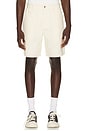 view 1 of 5 Surplus Vintage Wash Herringbone Short in White Cap