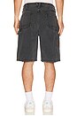 view 3 of 6 Builders Carpenter Baggy Short in Washed Black Denim