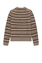 view 2 of 4 Midnight Crew Sweater in Multi Neutral Stripe