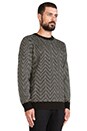 view 2 of 4 Gully Sweater in Black/ White in Black & White